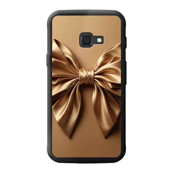 Champagne Satin Origami Bow Case