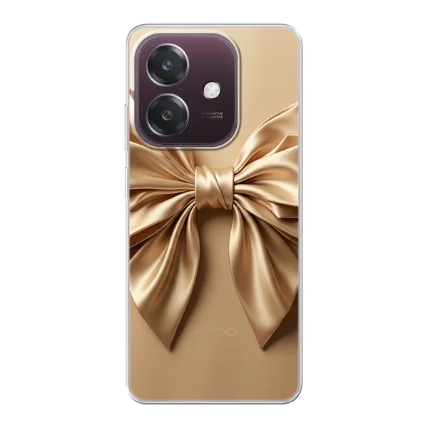 Champagne Satin Origami Bow Case