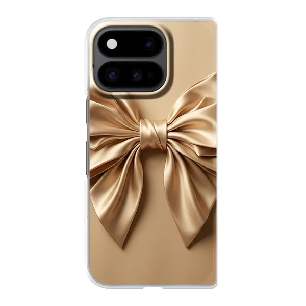 Champagne Satin Origami Bow Case