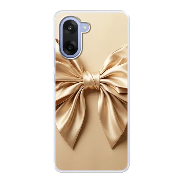 Champagne Satin Origami Bow Case
