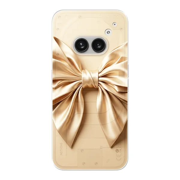 Champagne Satin Origami Bow Case