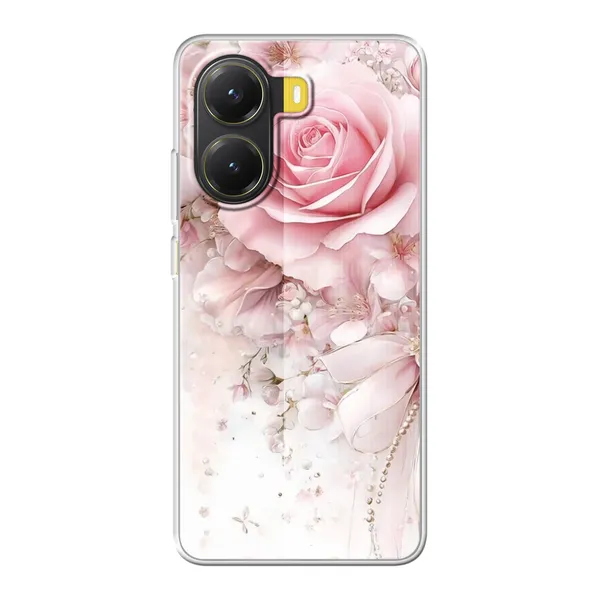 Blushing Rose Pearl Bow Case