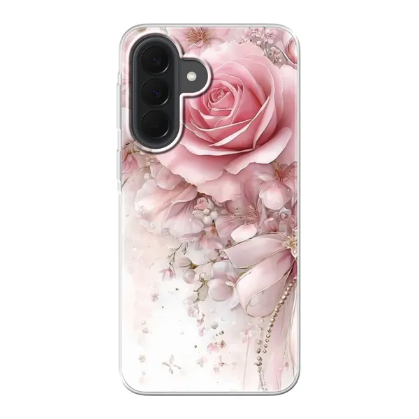 Blushing Rose Pearl Bow Case
