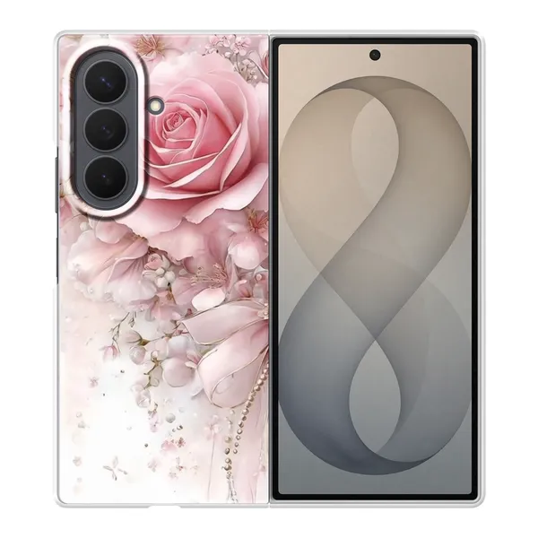 Blushing Rose Pearl Bow Case