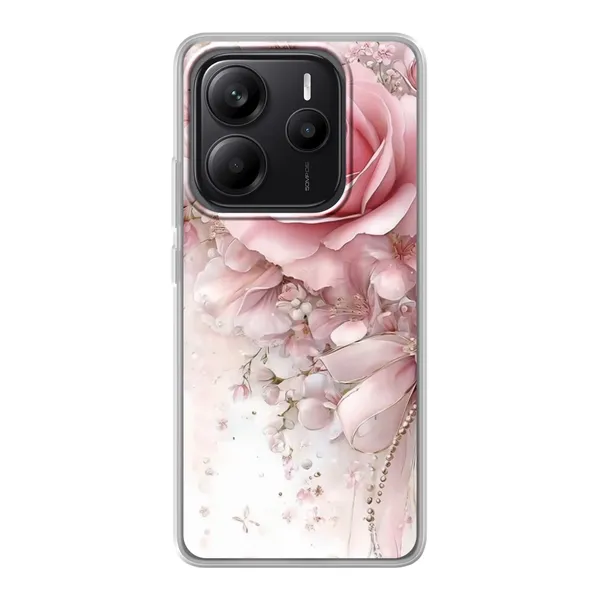 Blushing Rose Pearl Bow Case