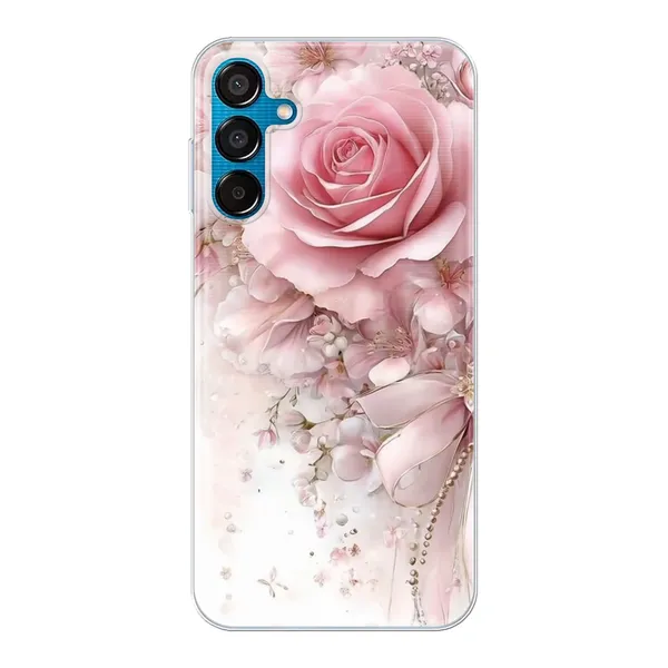 Blushing Rose Pearl Bow Case