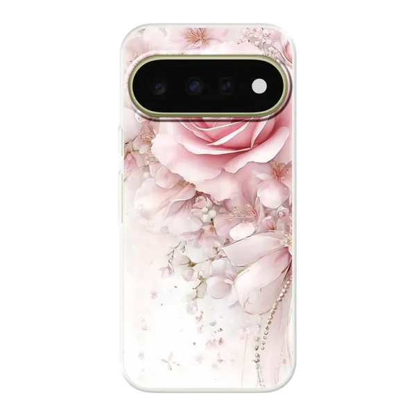 Blushing Rose Pearl Bow Case