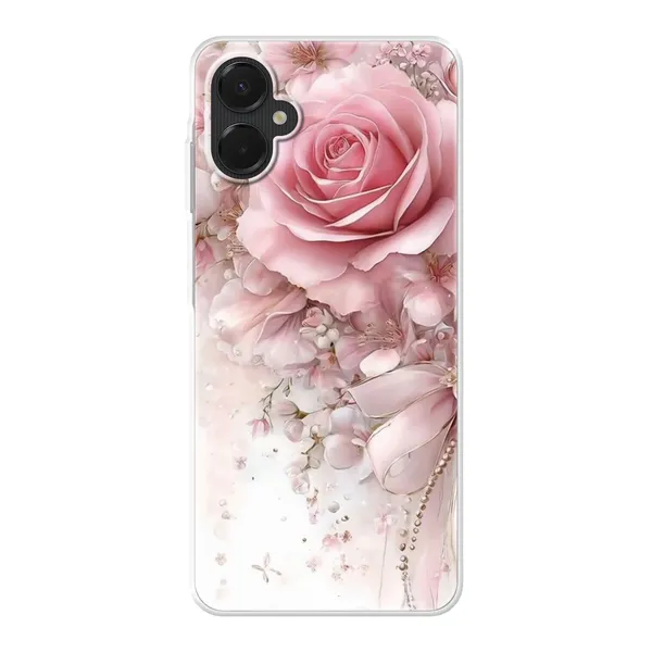 Blushing Rose Pearl Bow Case