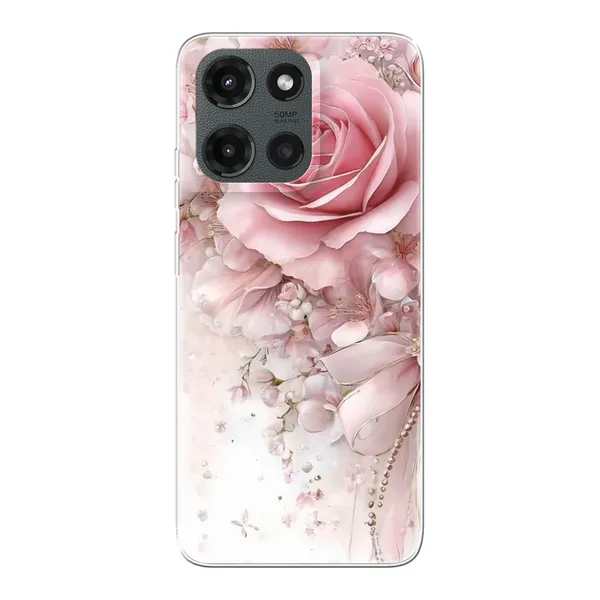 Blushing Rose Pearl Bow Case