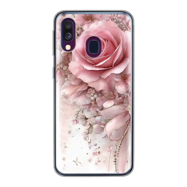 Blushing Rose Pearl Bow Case