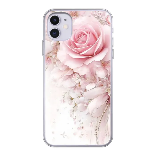 Blushing Rose Pearl Bow Case