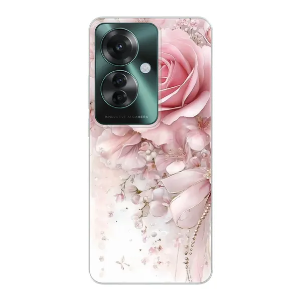 Blushing Rose Pearl Bow Case
