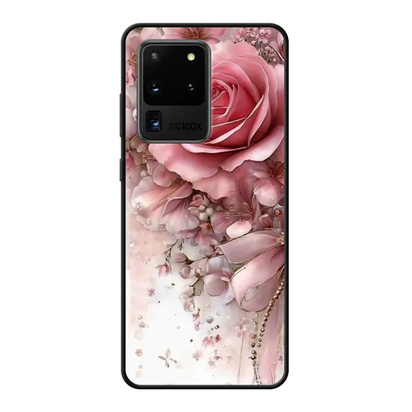 Blushing Rose Pearl Bow Case