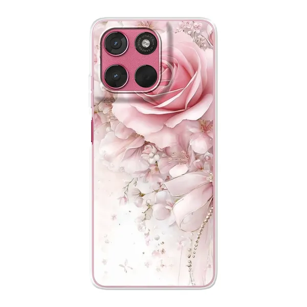 Blushing Rose Pearl Bow Case