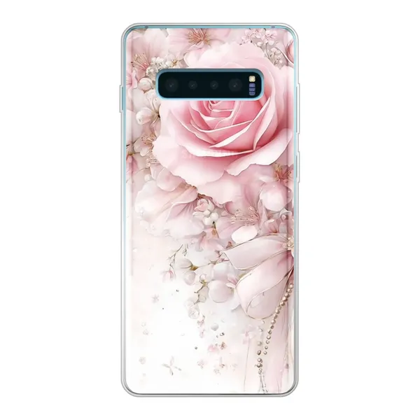 Blushing Rose Pearl Bow Case