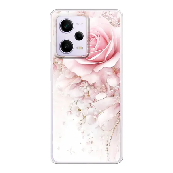 Blushing Rose Pearl Bow Case