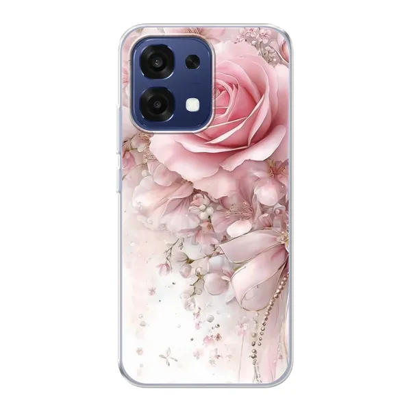 Blushing Rose Pearl Bow Case