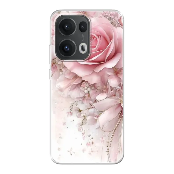 Blushing Rose Pearl Bow Case
