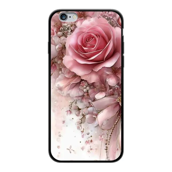 Blushing Rose Pearl Bow Case