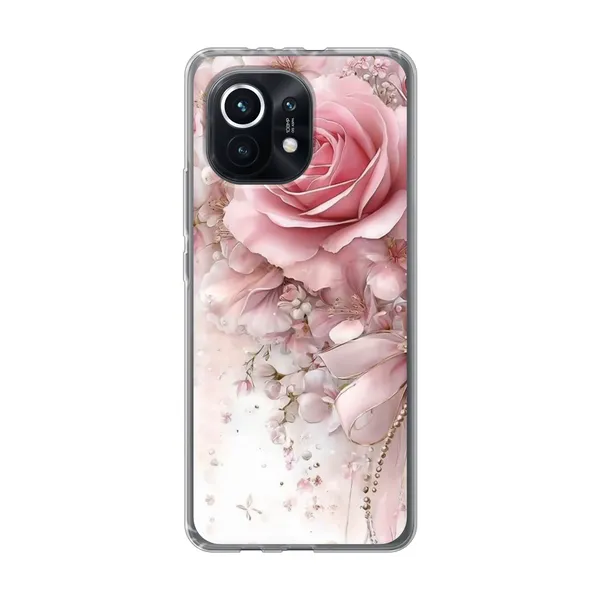 Blushing Rose Pearl Bow Case