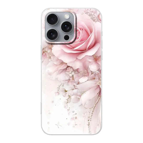 Blushing Rose Pearl Bow Case