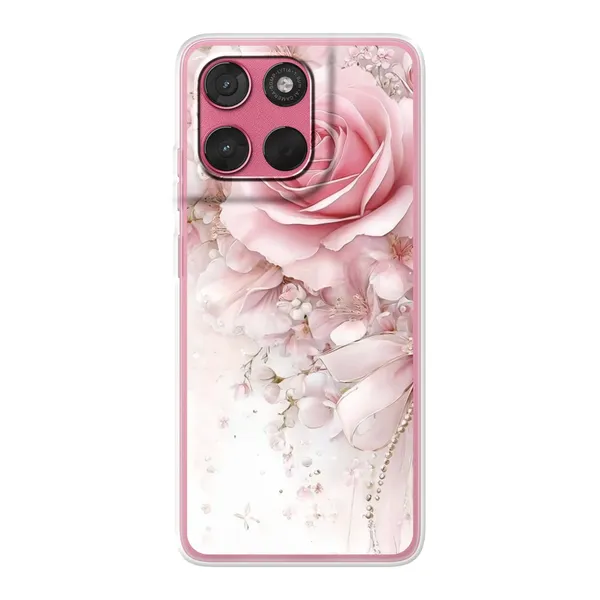 Blushing Rose Pearl Bow Case