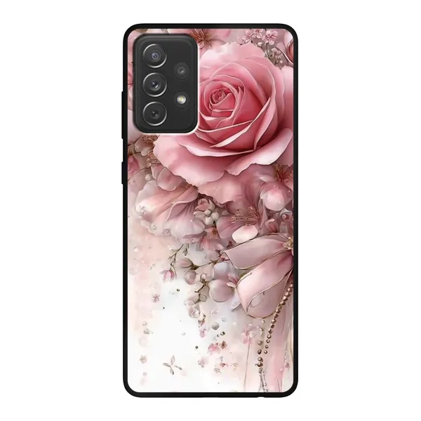 Blushing Rose Pearl Bow Case