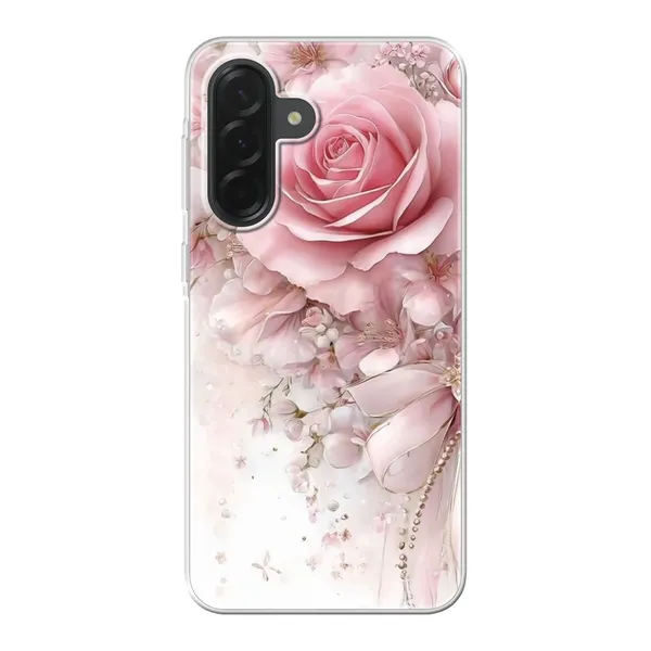 Blushing Rose Pearl Bow Case