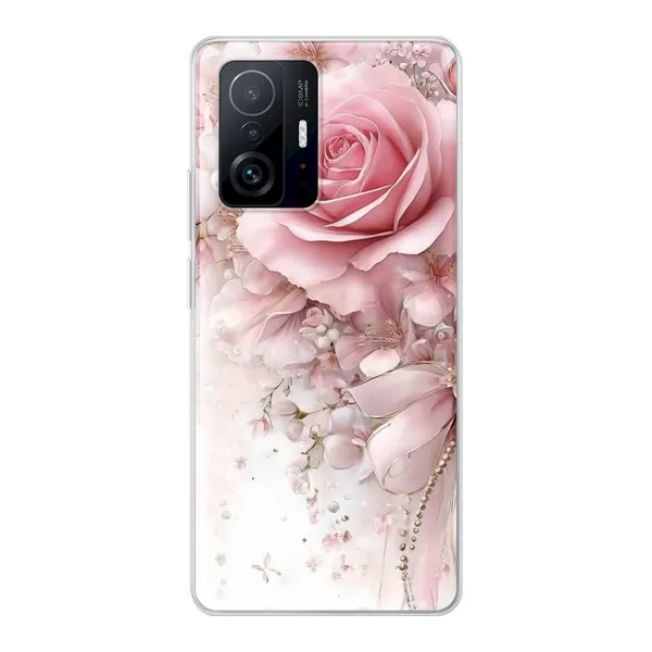 Blushing Rose Pearl Bow Case