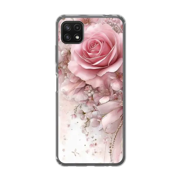 Blushing Rose Pearl Bow Case