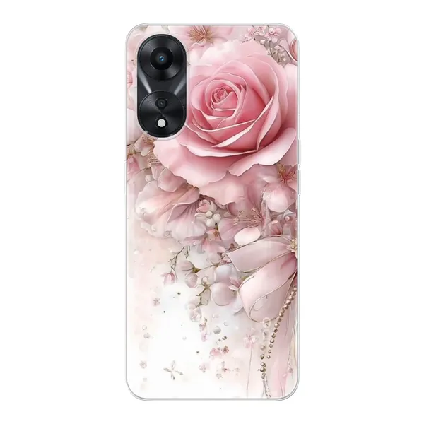Blushing Rose Pearl Bow Case