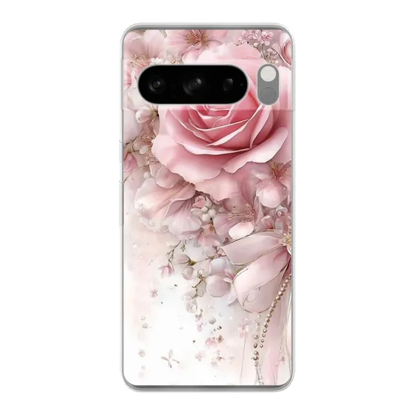 Blushing Rose Pearl Bow Case