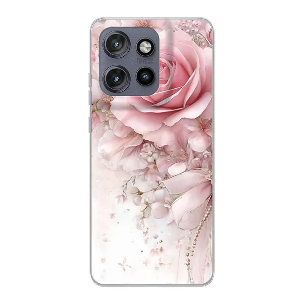 Blushing Rose Pearl Bow Case