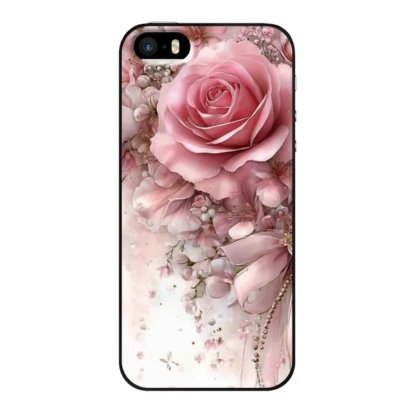 Blushing Rose Pearl Bow Case