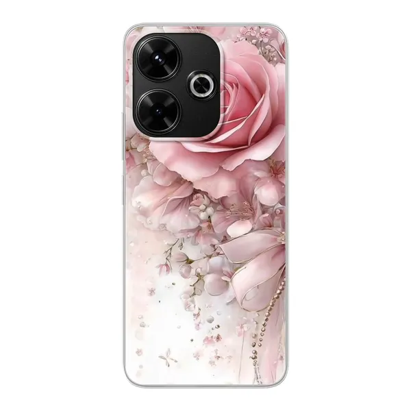 Blushing Rose Pearl Bow Case