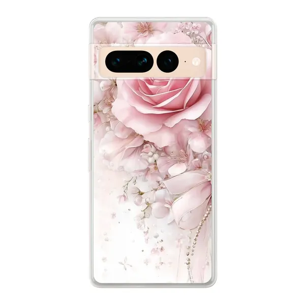 Blushing Rose Pearl Bow Case
