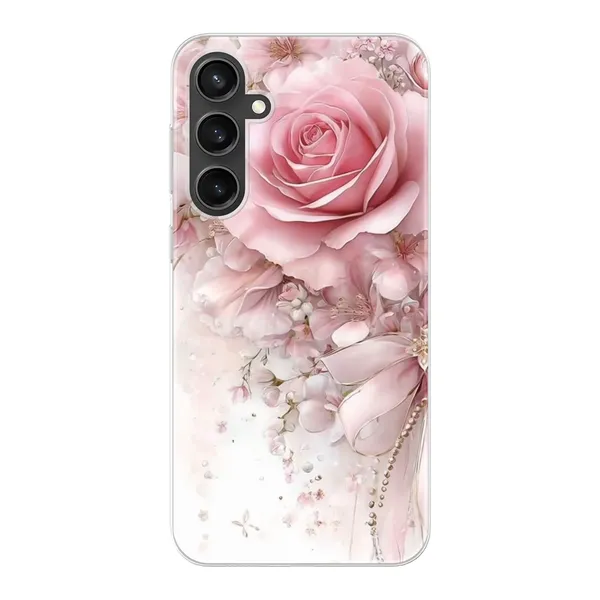 Blushing Rose Pearl Bow Case