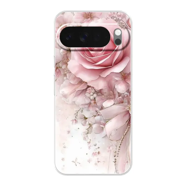 Blushing Rose Pearl Bow Case