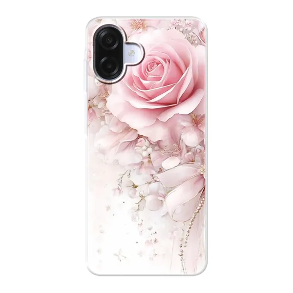 Blushing Rose Pearl Bow Case