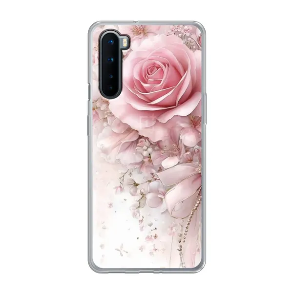 Blushing Rose Pearl Bow Case