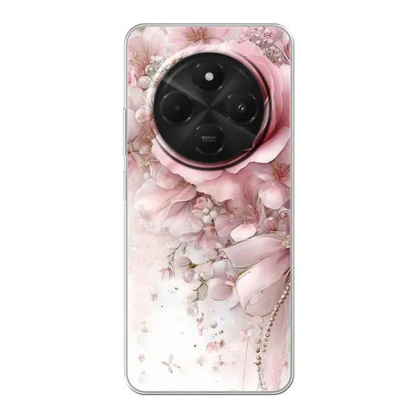 Blushing Rose Pearl Bow Case