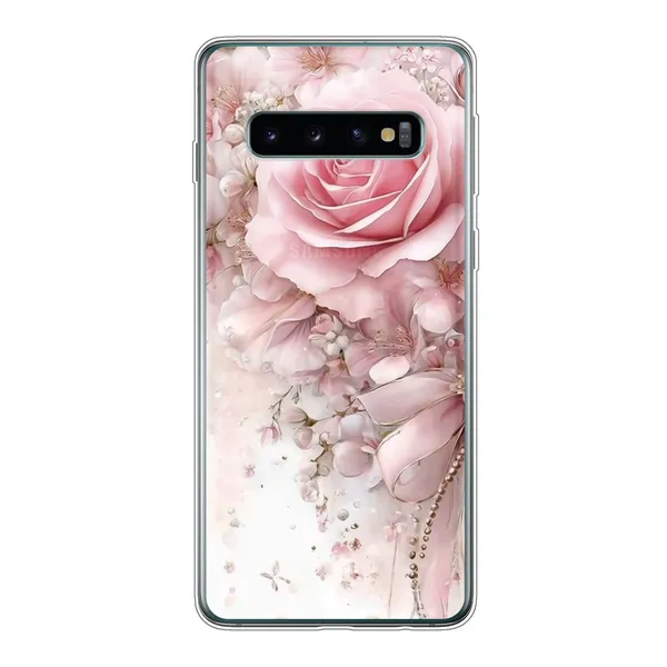 Blushing Rose Pearl Bow Case