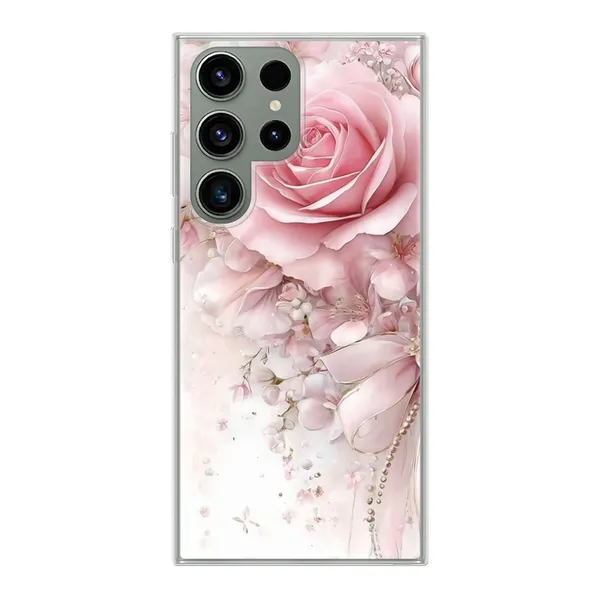 Blushing Rose Pearl Bow Case