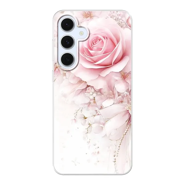 Blushing Rose Pearl Bow Case