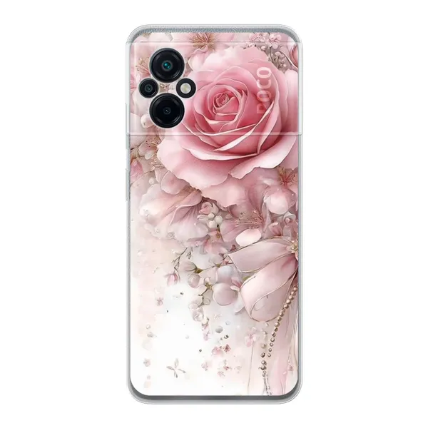 Blushing Rose Pearl Bow Case