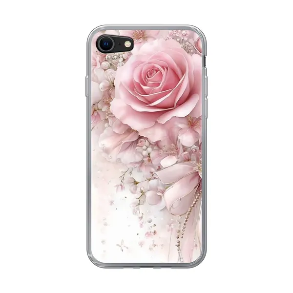 Blushing Rose Pearl Bow Case
