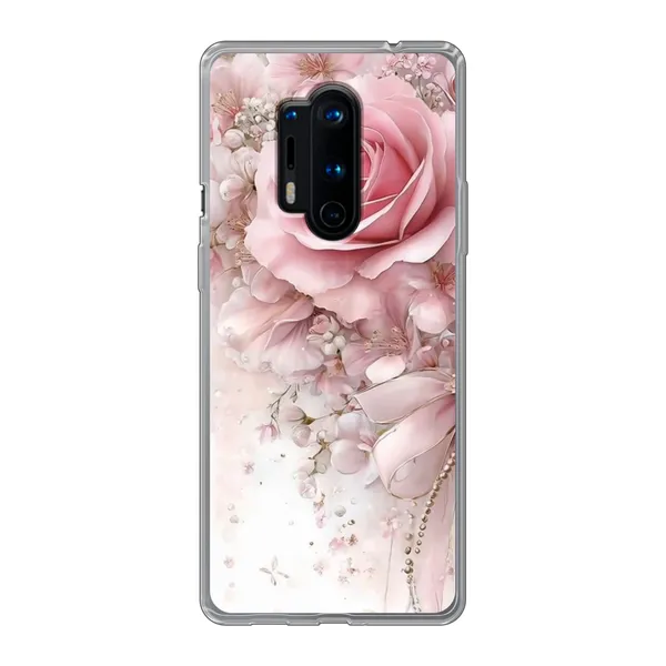 Blushing Rose Pearl Bow Case