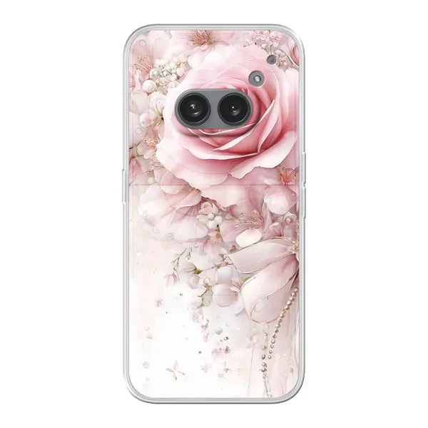 Blushing Rose Pearl Bow Case
