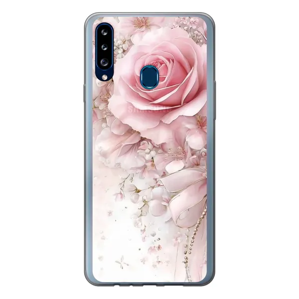 Blushing Rose Pearl Bow Case
