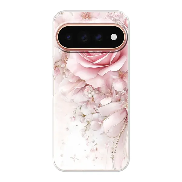 Blushing Rose Pearl Bow Case
